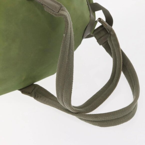 PRADA Backpack Nylon Green Silver Auth bs31165 main image 7